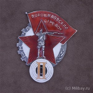 Знак Ворошиловский стрелок 2 степени