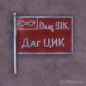 Знак члена ЦИК Дагестанской АССР
